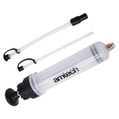 PRECISION SIPHON PUMP 200ML OIL LIQUIDS SYRINGE EXTRACTOR GEARBOX AMTECH SUCTION - Image 1 of 2