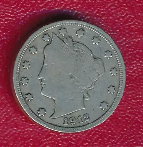 NÍQUEL LIBERTY "V" 1912 **MUY BUEN CIRCULADO BIEN** ¡ENVÍO GRATUITO!! - Imagen 1 de 2