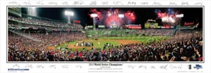 Boston Red Sox Fenway Park 2013 WS Sigs Copy Unframed Panoramic Poster #2092 - Picture 1 of 1