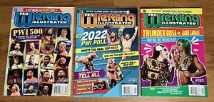 Lot 3 Magazines: Pro Wrestling Illustrated Oct Nov Dec 2022 - Foto 1 di 1