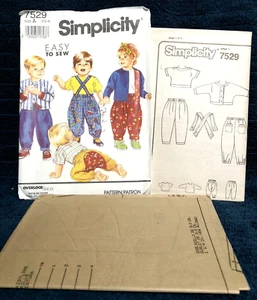 NEW FF Sizes ½ - 4 Easy To Sew Toddler’s Pants TopJacket Simplicity - Picture 1 of 3