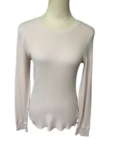 Polo jeans Ralph Lauren donna rosa maglia termica maniche lunghe elasticizzato taglia L - Foto 1 di 8