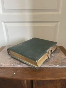 Vintage Photo Album CVD Second Empire Leather Clasp 19th Century Family France - Picture 1 of 22
