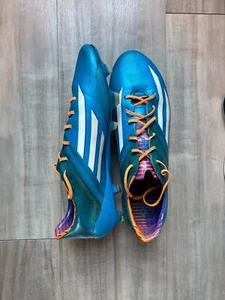 Adidas Adizero F50 FG 2014 US 8.5 Soccer Cleats Samba Blue - Picture 1 of 4