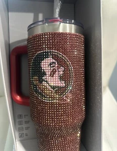 New Florida State University FSU Bling colassal tumbler 46oz - Picture 1 of 7