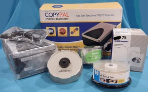 DVD/CD Single Disc Duplicator Plus Discs and Supplies - CopyPal brand - Afbeelding 1 van 13
