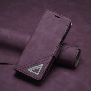 For Samsung Galaxy Z FOLD3 Z FOLD 4 Z FLIP 3 / 4 Leather Card Wallet Case Cover - Picture 1 of 13