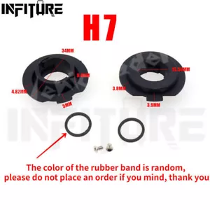 2X H7 LED Car Headlight Bulb Base Adapter Socket Retainer Holder Replacement - Picture 1 of 5