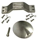 Zinc Anode Kit for Yamaha F200 F225 F250 F300 3.3L & 4.2L V6 W/ Flat Skeg Anode 