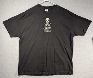 Camiseta Y2K Alstyle Apparel & Activewear Cereal Killer para hombre talla 2XL ligeramente desvanecida - Imagen 1 de 11