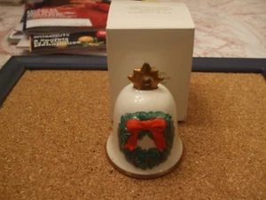 Goebel Annual Christmas Wreath Bell Ornament - Third Edition 1986 - MINT - Picture 1 of 2