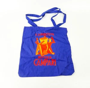 Campari Baumwolltasche Einkaufsbeutel Cotton Bag Druck Abstrakt L'Aperitivo 1100 - Picture 1 of 5