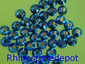 SS16 CAPRI BLUE AB HOTFIX Preciosa Viva Rhinestones 1 gross - Picture 1 of 1