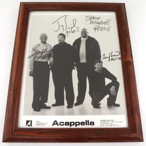 ACAPPELLA SINGING GROUP SIGNED AUTOGRAPHED FRAMED 8X10 PROMO PRINT SOUVENIR - Picture 1 of 8