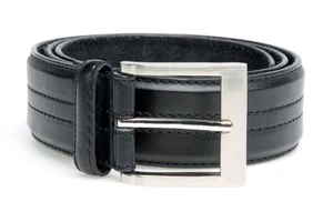 DUKE LONDON FOUR STITCH SQUARE BUCKLE BELT(KS515S) 3.90CM WIDE,WAIST 42-64