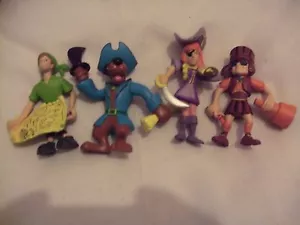 4 Hanna Barbera Pirate Scooby Doo Figures,Shaggy Scooby Velma & Daphne - Foto 1 di 6