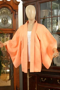 DEAR VANILLA JAPANESE KIMONO HAORI JACKET FOR WOMEN AUTHENTIC JAPAN MADE VINTAGE - Picture 1 of 7