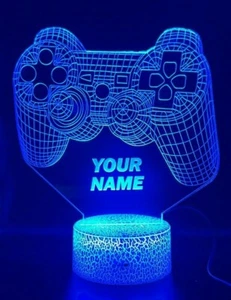 Regalo PS4 PS5 Personalizado - Efecto 3D Luz LED Multicolor | Regalo Navidad - Imagen 1 de 4