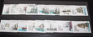 1979-81 AAT ANTARCTICA SHIPS 1,2,3 STAMP SET OF 16 - FINE USED - Picture 1 of 1