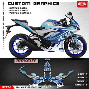 Kungfu Graphics Motorcycle Stickers for Yamaha YZF-R3 2019 2020 2021 2022 2023 - Picture 1 of 8