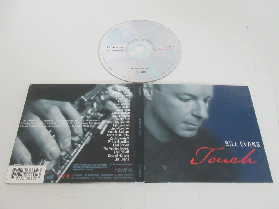 Bill Evans ‎– Touch /  ESC Records ‎– ESC 03660-2 CD ALBUM DIGIPAK - Bild 1 von 4