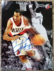 Signed DEREK ANDERSON Magazine PICTURE In-Person Portland Blazers Autograph - Picture 1 of 2