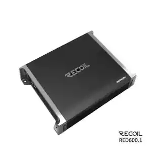 Recoil Audio RED600.1 1320 Watts Class-D Car Audio Monoblock Subwoofer - Picture 1 of 7
