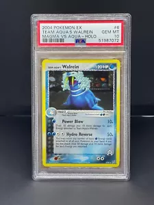 Pokemon Ex Team Magma VS Team Aqua Walrein Holo PSA 10 GEM MT #6 - Graded Card - Bild 1 von 2