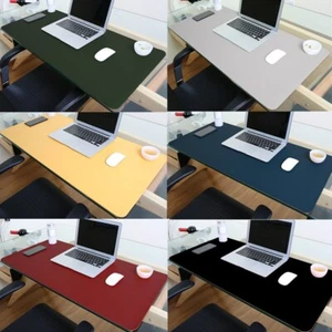 Doppelseitig PU Leder Mauspad Büro Computer Tastatur Schreibtisch Schutz Matte - Bild 1 von 24