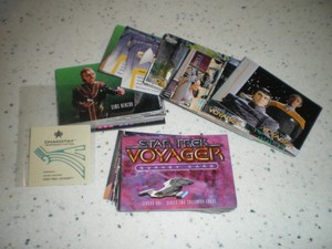 STAR TREK VOYAGER Season 1 Series 2...comp set...1995 SkyBox...+63 duplicates ++
