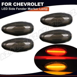 Smoked 4pcs LED Side Marker Lights Lamp For 2001-2014 Chevy Silverado GMC Sierra - Bild 1 von 9