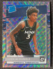 2020-21 Panini Optic #178 Jaden McDaniels Rated Rookie Silver Wave Prizm RC