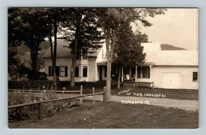 RPPC Plymouth VT-Vermont, Heimat von Präsident Coolidge, Echtfoto-Postkarte - Bild 1 von 2