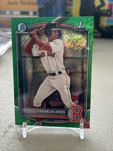 Bowman Chrome Prospects Green Refractor 2025/99 Franklin Arias #BCP-67 - Imagen 1 de 3