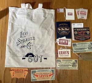 Levi’s LVC Ephemera Lot & Canvas Bag - Picture 1 of 15