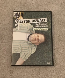 Patton Oswalt No Reason to Complain Uncensored DVD (2006) *Tested, Working* - Picture 1 of 4