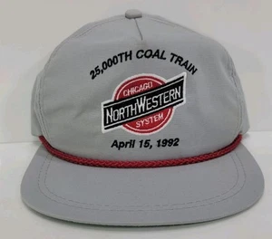 VINTAGE 1992 CHICAGO NORTHWESTERN RR TRUCKERMÜTZE - ROPE BRAID - UNGETRAGENER ZUSTAND - Bild 1 von 4