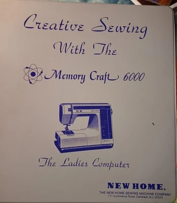 Creative sewing with the Memory craft 6000 new home sewing machine binder - Image 1 of 2