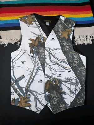 The Formal Sportsman Vest Suit Mossy Oak break up Camo Size L Wedding Homecoming - Image 1 of 4