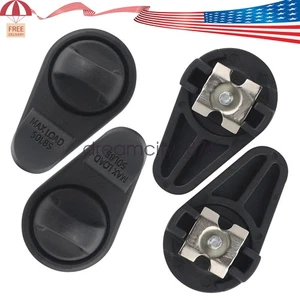 4X Fits 2005-2024 Toyota Tacoma Truck Bed Tie Down Hooks Deck Rail PT278-35075 - Picture 1 of 7