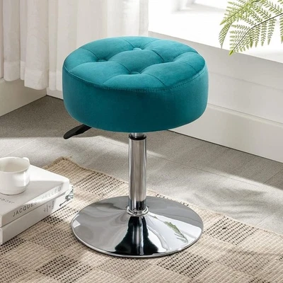 Height Adjustable Swivel Vanity Stool Bedroom Living Room Elegant Design New - Image 1 of 4