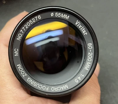 Vivitar 80-200mm 1:4.5 MC Zoom M MD Camera Lens - Image 1 of 4