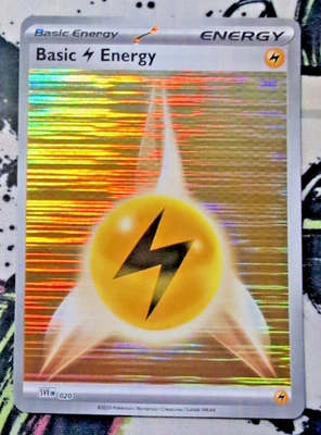 Lightning Energy SVE020 Holo Pokemon Black Bolt & White Flare - Image 1 of 2