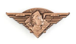 THE ROCKETEER THRILL CLUB 3D GEFORMTE EMAILLE ANSTECKNADEL LITTLE SHOP OF PINS - Bild 1 von 6