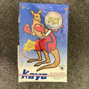 1991-92 Kayo Premiere Edition Round One Boxing Wax Box 36 Packs Factory Sealed - Picture 1 of 4