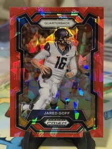 2024 Panini Prizm Draft Picks - Red Ice Prizm #71 Jared Goff - Bild 1 von 2