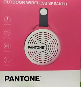 Altavoz inalámbrico para exteriores Pantone, modelo: PT-BS002Q NUEVO - Imagen 1 de 3
