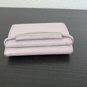 AUTHENTIC LOUIS VUITTON EPI LEATHER ELASTIQUE TRIFOLD WALLET IN LILAC - Picture 1 of 14