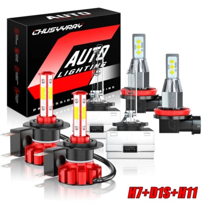 H7 + D1S + H11 светодиодный / ксеноновая фара противотуманный дальний ближний свет для Volvo XC60 2010 2011 2012 2013 - Изображение 1 из 4