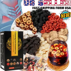 Ginseng six treasure tea , Kidney tea ,liver tea , red date tea , kidney health - Picture 1 of 21